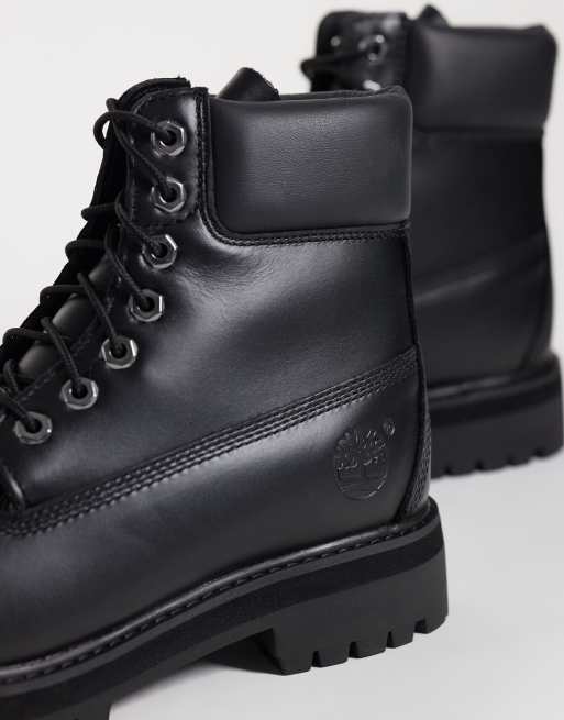 Timberland 6-Inch Schnürstiefel wasserdicht in Schwarz, 4 von 4