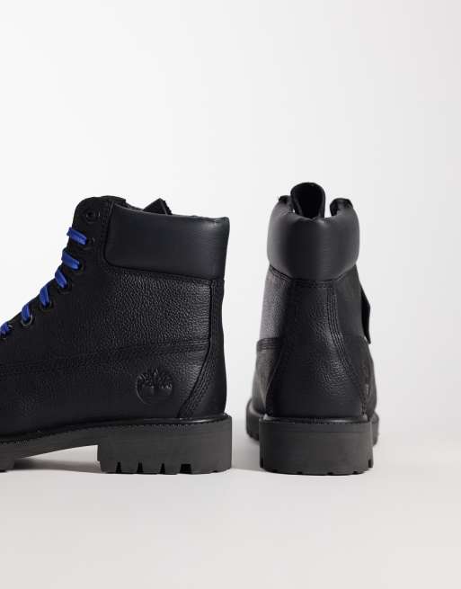Timberland 6 inch vandtæt snørestøvle i sort, 4 af 4