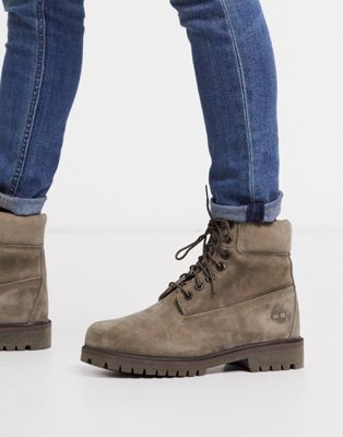 Timberland 6 premium boots in olive 