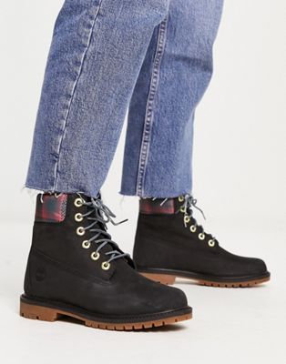 Timberland 6 inch Hert Cupsole boots in black