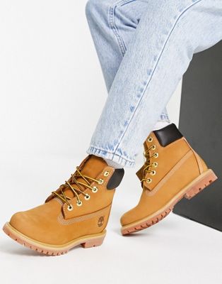 Timberland 6in Premium boots in wheat tan