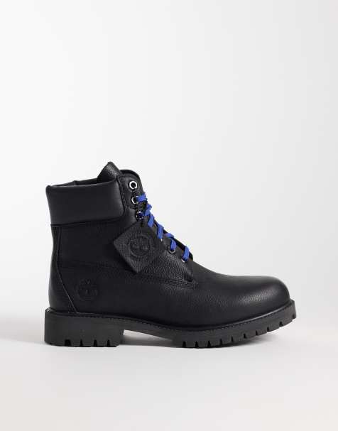 Timberland 6inch lace up waterproof boot in black - view 1