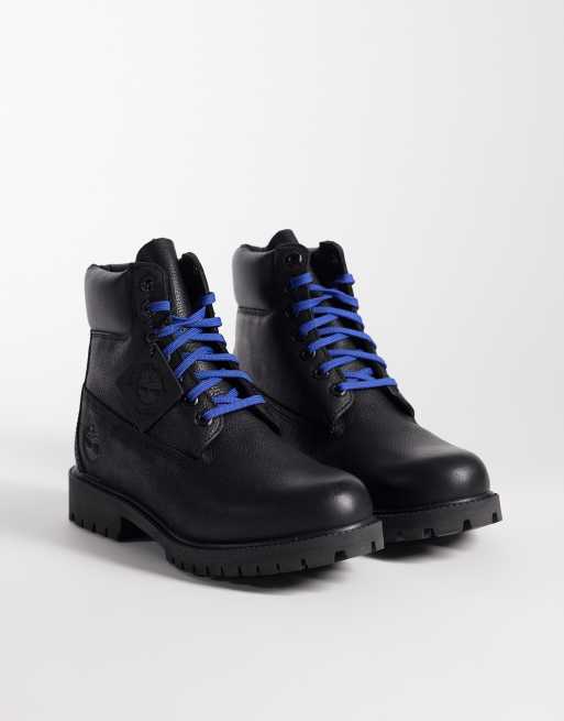 Timberland 6inch lace up waterproof boot in black, 3 of 4