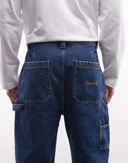 Timberland - '96 - Denim timmermansbroek in blauw, 5 van 5