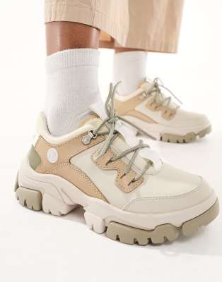 Timberland - Adley Way - Plateau-Sneaker in gebrochenem Weiß-Neutral