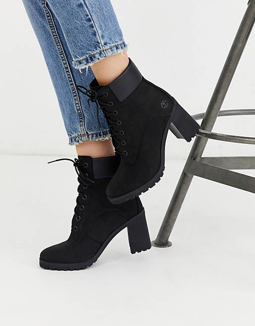 Timberland inch lace up boots in nubuck | ASOS