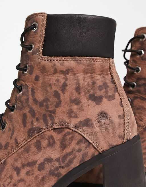 Timberland leopard hot sale print boots