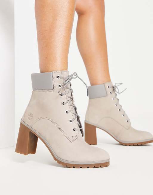 Timberland Allington 6in lace up boots in beige ASOS