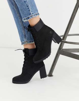 TIMBERLAND ALLINGTON 6IN LACE UP BOOTS IN BLACK