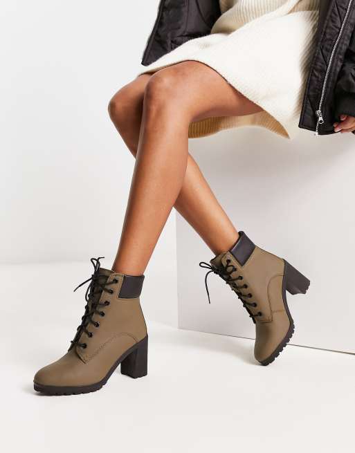 Khaki store timberlands womens