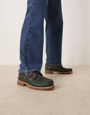 靴 Timberland 3Eye Classic Timberland Authentic 3 eye classic boat shoe in all over woven