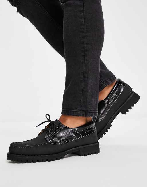 Timberland cheap loafers black