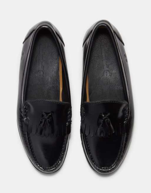 Timberland Authentic 3 eye loafer i svart full grain-läder, 2 av 4
