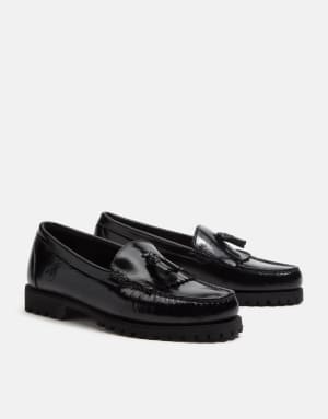 Timberland Authentic 3 eye loafer in black full grain leather