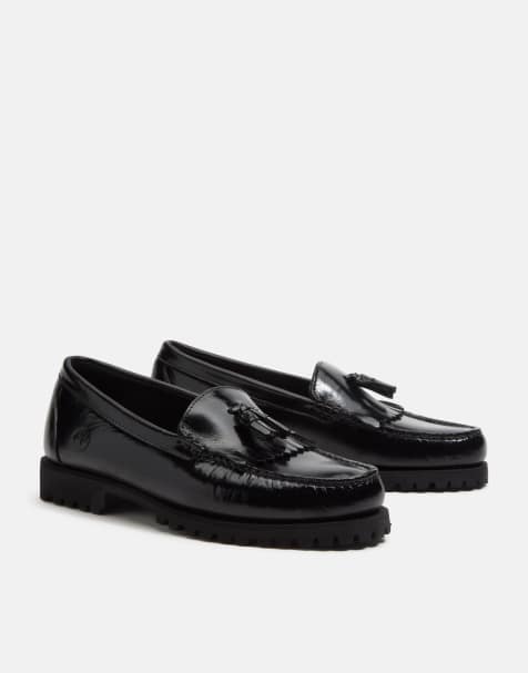Timberland Authentic 3-Eye-Loafer in Schwarz aus Vollnarbenleder - view 1