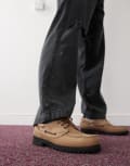 [Timberland] Timberland Authentic boat shoes in medium beige nubuck-Neutral 42 BEIGE