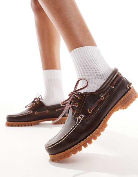 Timberland Authentic - Bootschoenen in bruin volnerf leer - view 1