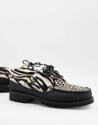 zebra boat shoes