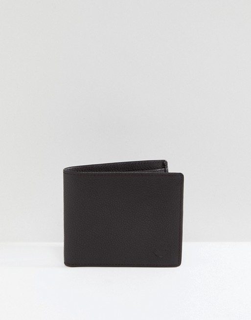 Timberland bifold leather wallet with coin pocket in dark brown | ASOS