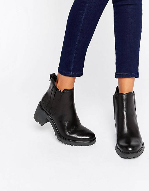 Timberland Black Leather Averly Chelsea Boot | ASOS