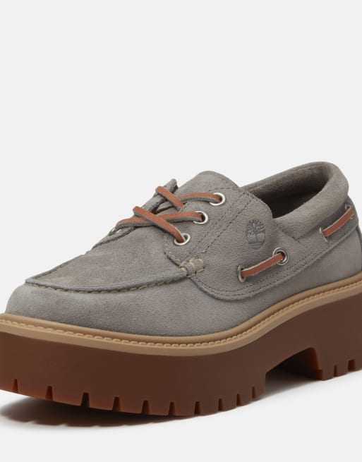 Timberland bootschoen van middelgrijs suède, 2 van 4