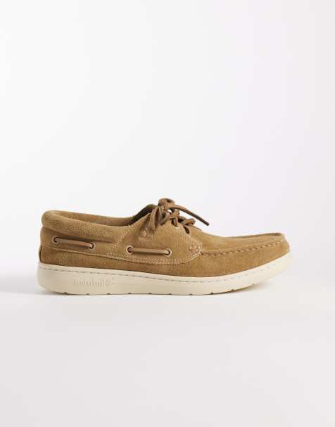 Timberland - Bootschoenen in medium beige suède - view 1