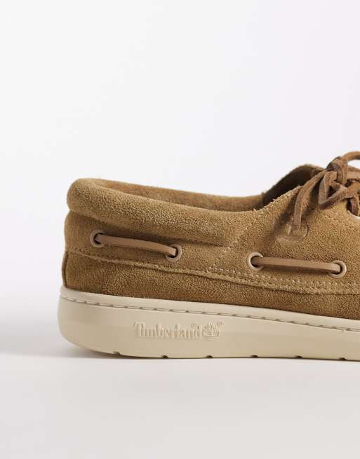 Timberland - Bootschoenen in medium beige suède, 4 van 4