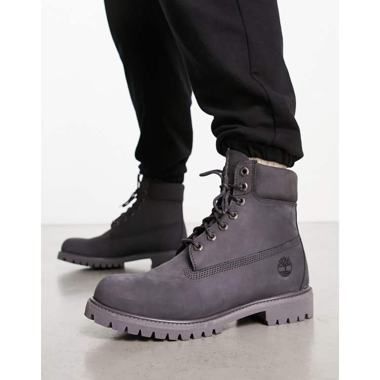 Grey and shop black timberland boots