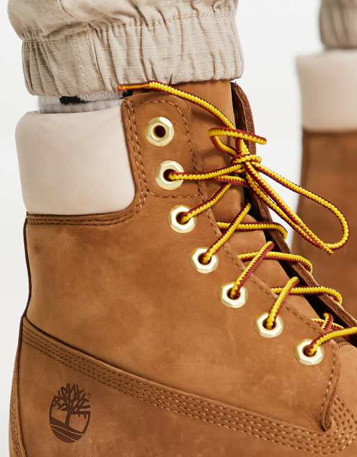 Timberland bottes 2024 en cuir marron