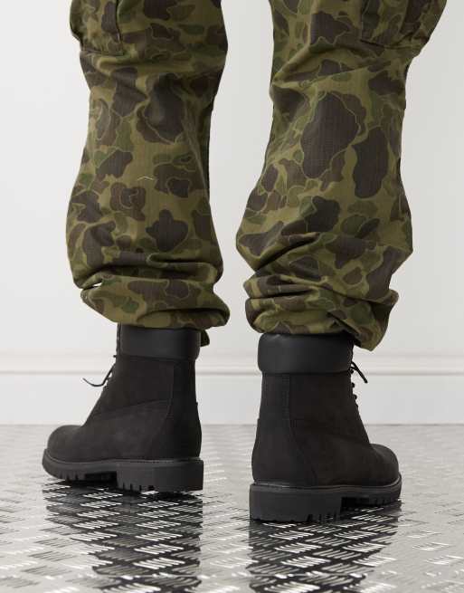 Timberland - Bottes 6 pouces en nubuck de qualité supérieure - Noir, 3 de 4