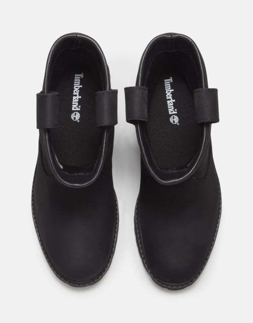 Timberland bottine mi-haute à enfiler en nubuck noir, 4 de 4