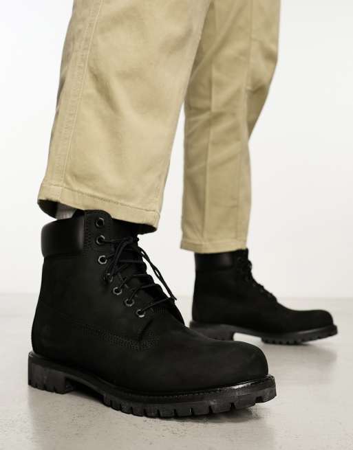 Timberland - Bottines 6 pouces de qualité supérieure - Noir , 3 de 4