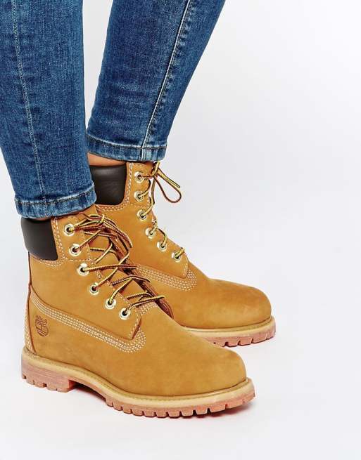 Timberland - Bottines 6 pouces de qualité supérieure - Fauve blé