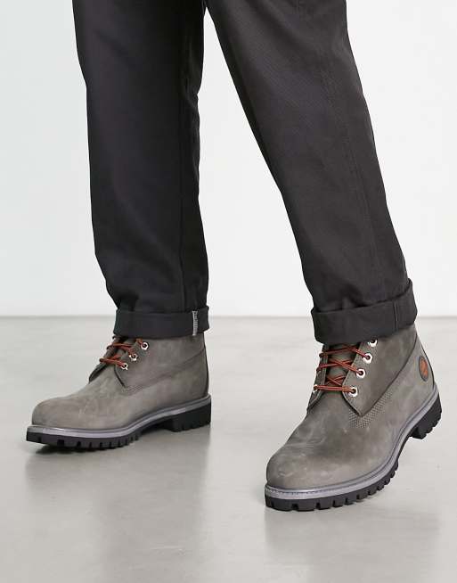 Timberland - Bottines 6 pouces de qualité supérieure - Gris