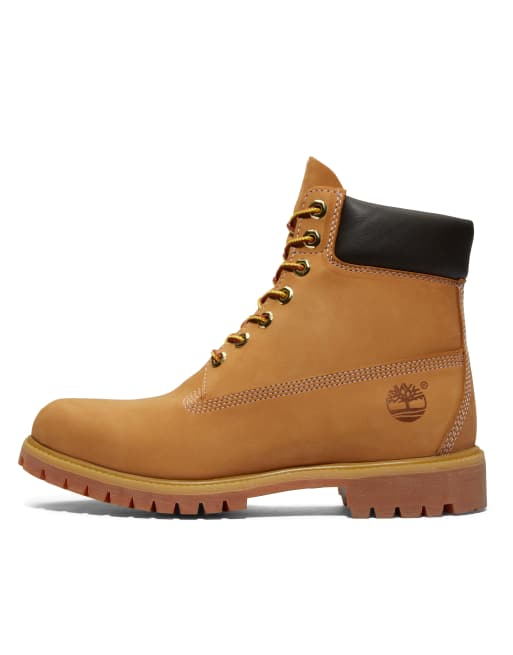 Timberland - Bottines 6 pouces en nubuck de qualité supérieure - Blé fauve, 3 de 6