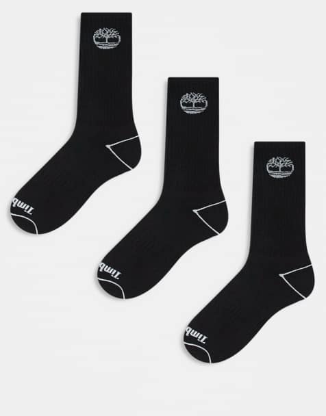 Timberland - Bowden - Chaussettes rembourrées avec logo arbre - Noir - view 1