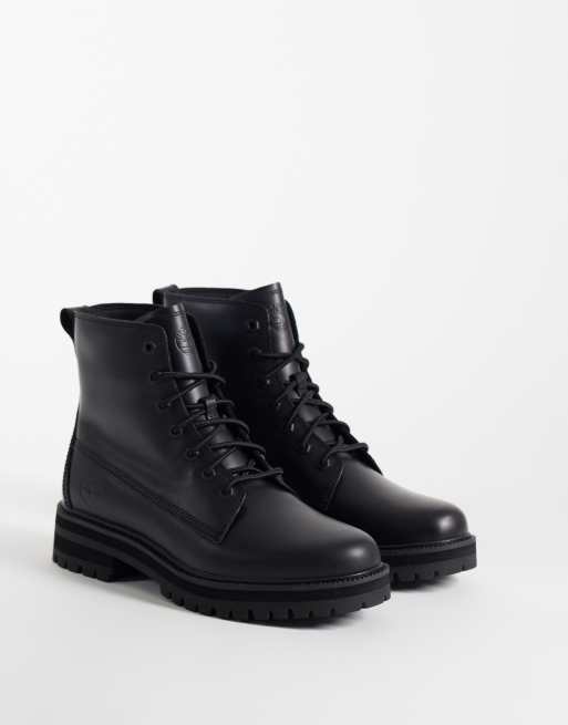 Timberland Britton Drive mellanhög snörboots i svart, 2 av 4