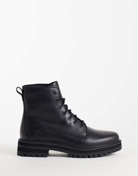 Timberland Britton Drive mid lace up boot in black - view 1