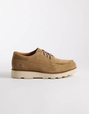  Britton Mills lace up shoe in medium beige suede