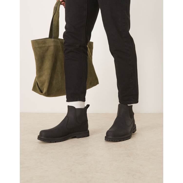 Timberland Britton road mid chelsea boot in black full grain  display picture 1
