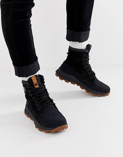 Timberland Brooklyn side zip boots in black | ASOS