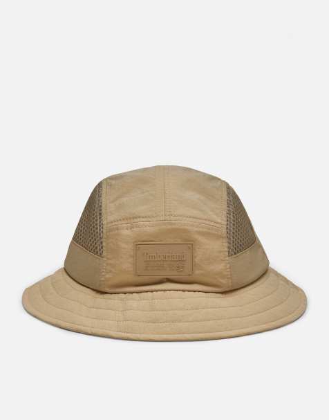 Timberland - Bucket hat met mesh in safari camel - view 1