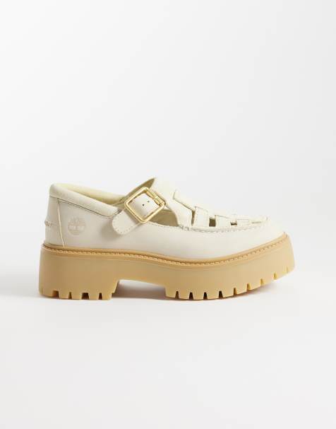 Timberland Buckle shoes in off white - view 1