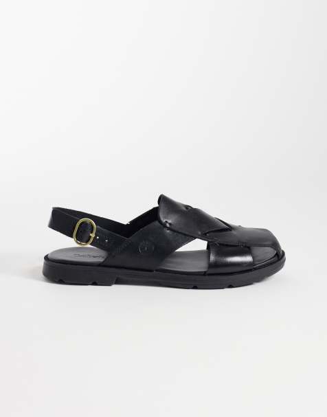 Timberland - Calista Bay - Sandalen van leer in zwart - view 1