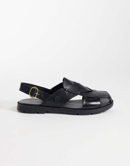 Timberland - Calista Bay - Sandalen van leer in zwart