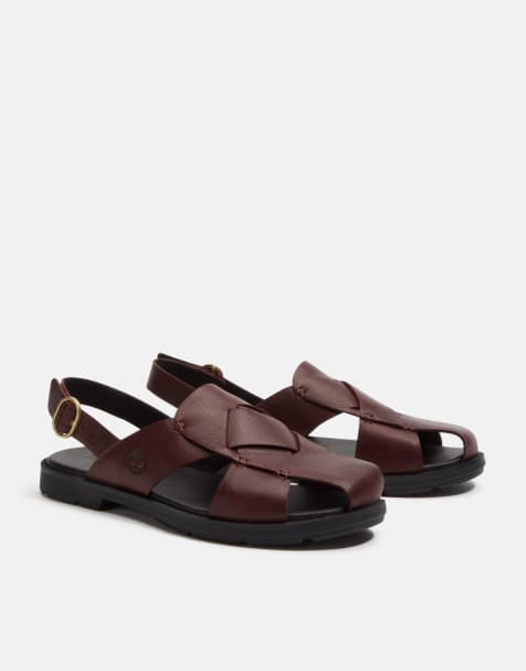 Timberland - Calista Bay - Sandali in pelle pieno fiore bordeaux - view 1