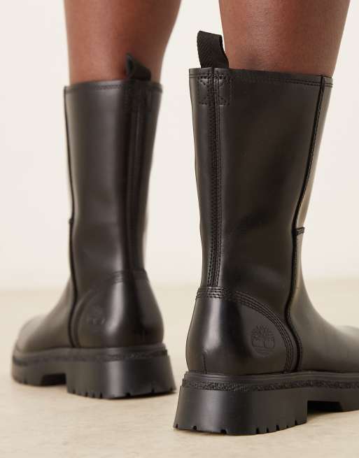 Timberland - Cambria Valley - Stivali alti neri in pelle con zip, 4 di 4
