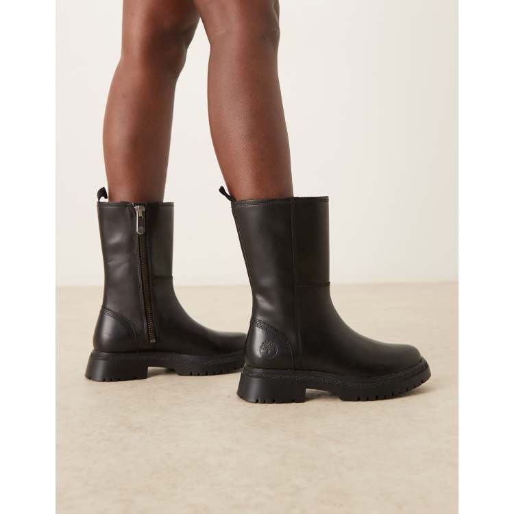 Ripped Jeans How To Style Black Timberlands Women's Black