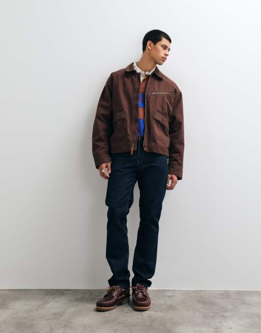 Timberland Canvas-Jacke in Chicory Coffee, 4 von 5