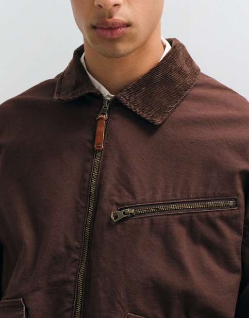 Timberland Canvas jacket in chicory coffee, 5 of 5